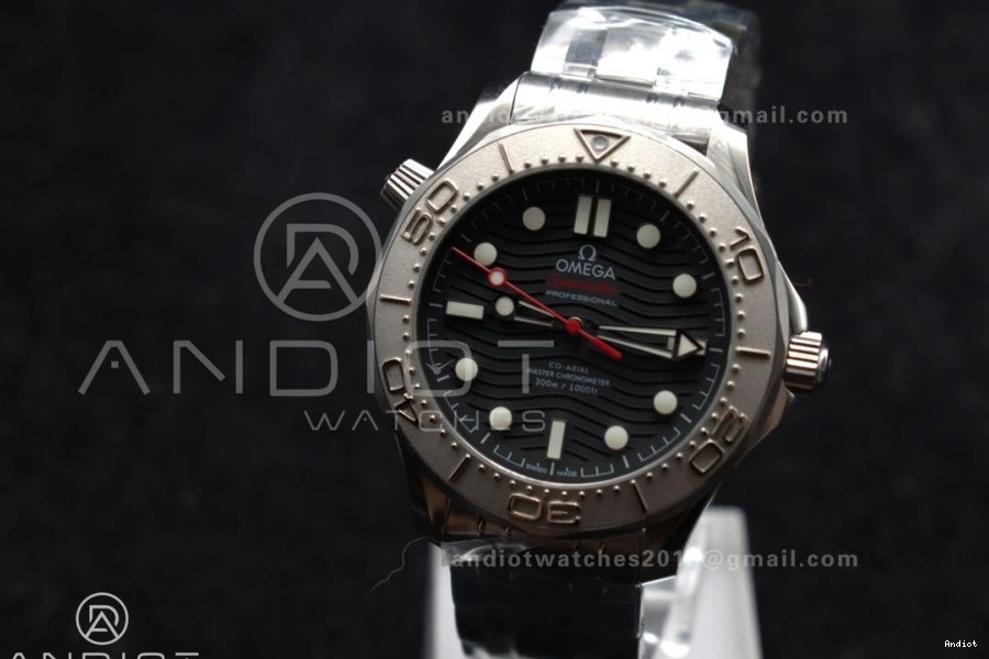 Dial Black Bracelet 1:1 Seamaster Diver A8806 Nekton SS VSF Best on Edition 300M 1218